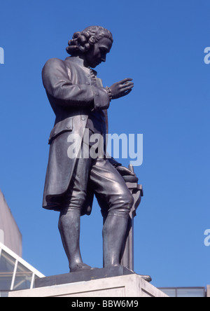 Angleterre Birmingham Joseph Priestley statue Banque D'Images