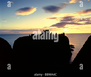 Dunnottar Castle Nr Stonehaven Aberdeenshire Écosse années 1990 Circa 1995 UK HOMER SYKES Banque D'Images