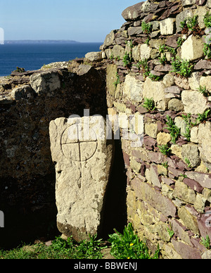 St Saint Nons Chapel St Davids Head Pembrokshire pays de Galles Royaume-Uni des années 1993 1990 Royaume-Uni HOMER SYKES Banque D'Images