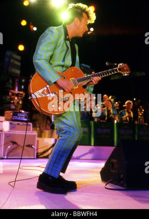 STRAY CATS - groupe rock américain avec Brian Setzer Banque D'Images