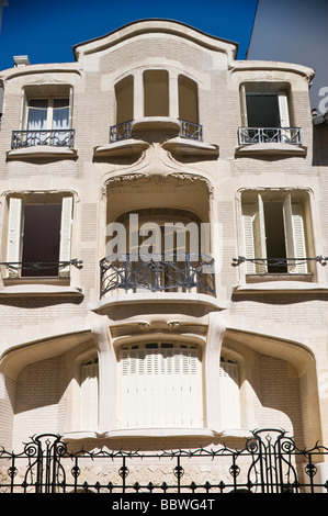 Paris Hotel Mezzara Hector Guimard 1910 von Paris Hôtel Mezzara d'Hector Guimard 1910 Banque D'Images