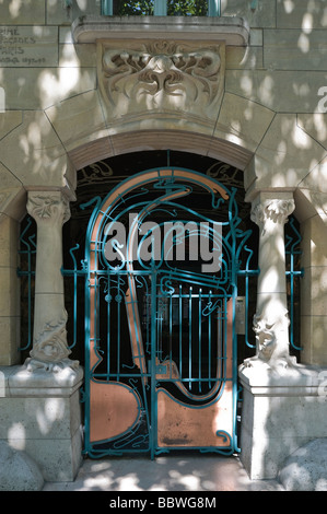 Paris Castel Béranger von Hector Guimard 1894 Paris 1898 Castel Béranger d'Hector Guimard 1894 1898 Banque D'Images