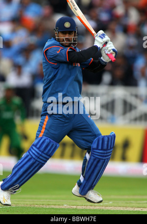 MAHENDRA SINGH DHONI INDE ANGLETERRE NOTTINGHAM TRENT BRIDGE 06 Juin 2009 Banque D'Images