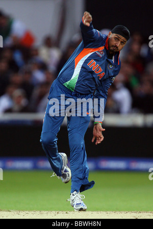 HARBHAJAN SINGH INDE ANGLETERRE NOTTINGHAM TRENT BRIDGE 06 Juin 2009 Banque D'Images