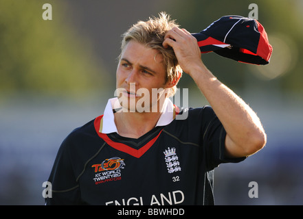 LUKE WRIGHT L'ANGLETERRE V L'AFRIQUE DU SUD ANGLETERRE NOTTINGHAM TRENT BRIDGE 11 Juin 2009 Banque D'Images