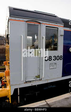 Locomotive classe 08 déplacement de la gare d'Inverness caledonian express Ecosse Banque D'Images