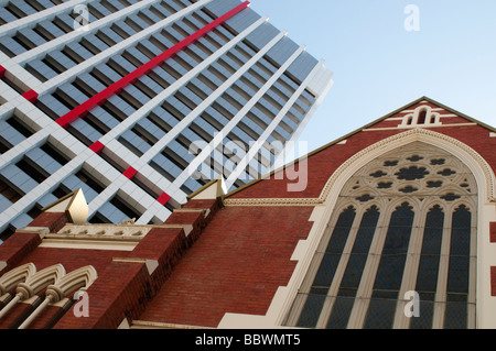 Rue Albert Eglise unie d'Australie Queensland Brisbane Banque D'Images