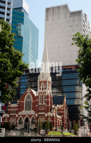 Rue Albert Eglise unie d'Australie Queensland Brisbane Banque D'Images