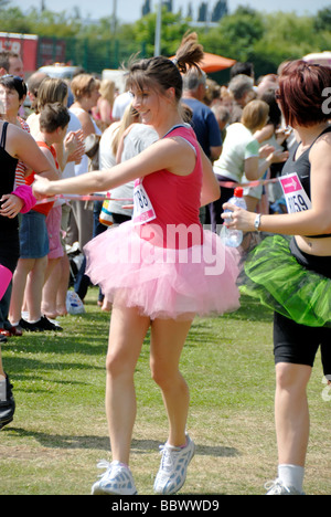 La race pour la vie Gloucester Park 2009 Basildon Essex Banque D'Images