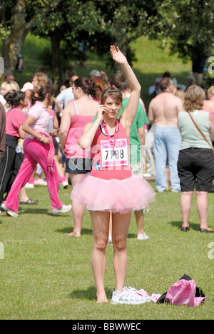 La race pour la vie Gloucester Park 2009 Basildon Essex Banque D'Images