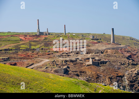 Geevor tin mine près de St Just Cornwall UK Banque D'Images