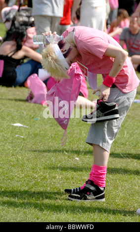 La race pour la vie Gloucester Park 2009 Basildon Essex Banque D'Images