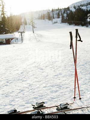 Maison de vacances ski Suède Vemdalen Harjedalen. Banque D'Images
