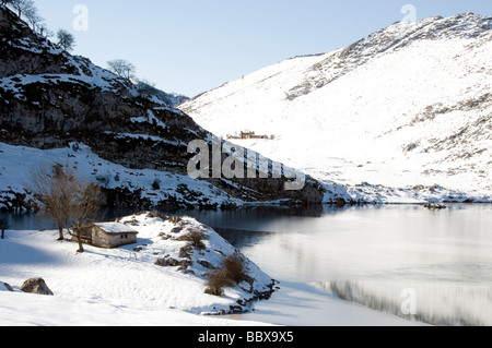 Lac d'énol dans les Picos, Asturies Banque D'Images