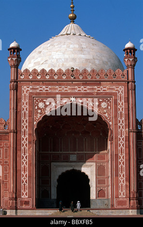 Région du Punjab Lahore Pakistan mosquée Badshahi Banque D'Images