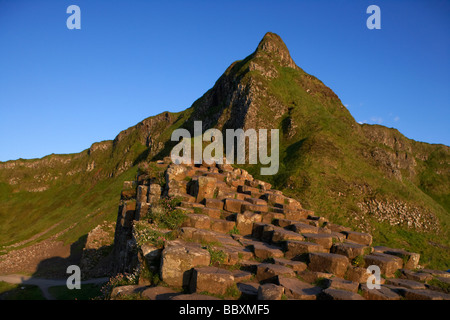 Chaussée des géants dans le comté d'Antrim Coast Irlande du Nord uk europe Banque D'Images