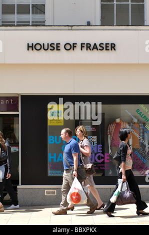 House of Fraser store, Leamington Spa, Royaume-Uni Banque D'Images