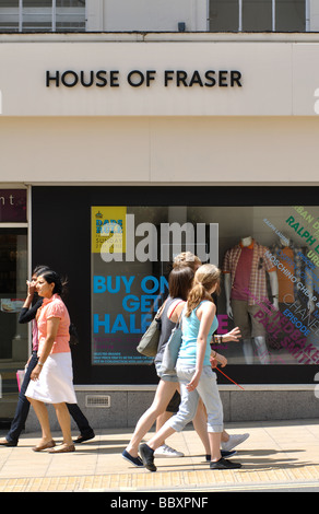 House of Fraser store, Leamington Spa, Royaume-Uni Banque D'Images