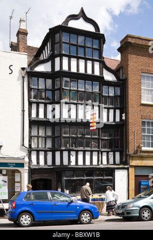 L'ancien Wheatsheaf Inn dans la High Street, Gloucester, Gloucestershire Banque D'Images