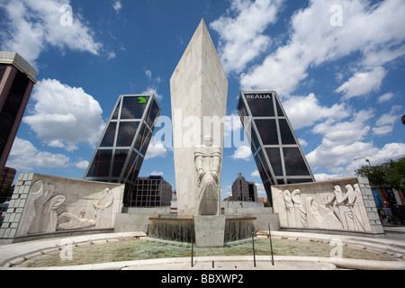 Plaza de Castilla financial district, Madrid, Espagne Banque D'Images