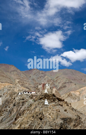 Gya gompa. Manali-Leh road. Ladakh. L'Inde Banque D'Images