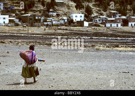 La Bolivie île suriqui Banque D'Images