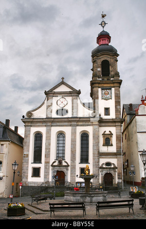 Maria Himmelfahrt église de l'Assomption dans Berlin, Westerwald, Rhénanie-Palatinat, Allemagne, Europe Banque D'Images