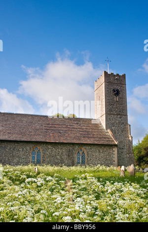 St James Church par un beau jour de printemps dans la région de Dunwich Banque D'Images