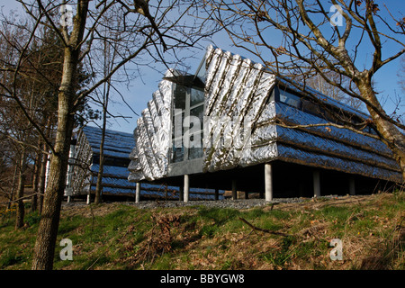 Heatherwick Studios Creative industries et unités d'affaires de l'Université d'Aberystwyth Aberystwyth Arts Centre West Wales UK Banque D'Images