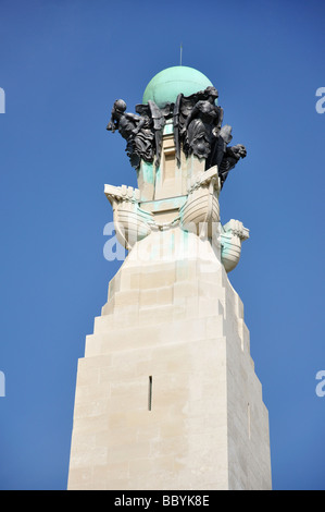 Royal Naval War Memorial, Plymouth Hoe, Plymouth, Devon, Angleterre, Royaume-Uni Banque D'Images