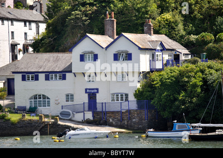 Ferryside, accueil de Daphné du Maurier, Bodinnick, Fowey, Cornwall, Angleterre, Royaume-Uni Banque D'Images