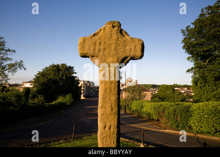 High Cross, Cathédrale de Downpatrick, Downpatrick, comté de Down, Irlande Banque D'Images