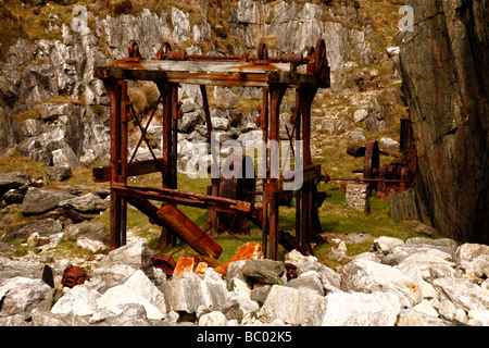 L'ancienne carrière de marbre sur l'île d'Iona, Hébrides intérieures, île de Mull, l'ouest de l'Écosse, Angleterre, Royaume-Uni. Banque D'Images