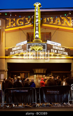 Festival du Film de Sundance à Park City, Utah Banque D'Images