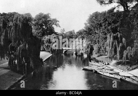 Pont Trinity College, Cambridge, 1924-1926. Artiste : HN King Banque D'Images