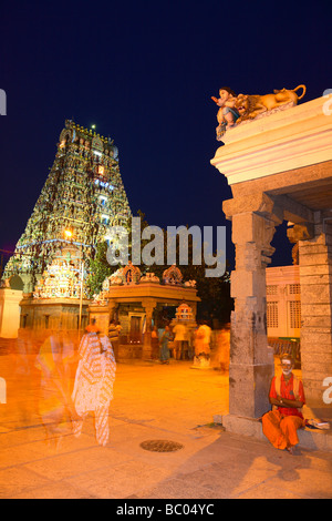 L'Inde, le Tamil Nadu, Chennai, Madras, Kapaleeswarar temple Kapaleeshwara Banque D'Images