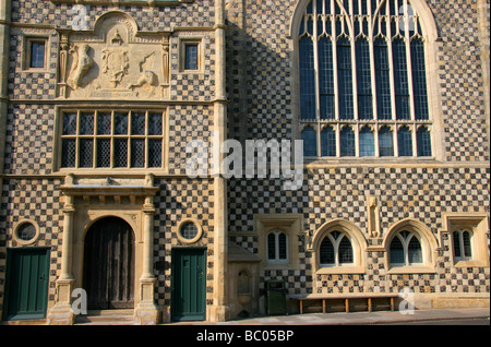 Le marché du samedi Place Guildhall London Angleterre Norfolk Banque D'Images