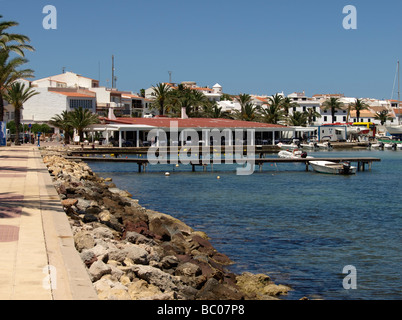 Port de Fornells, Menorce, Îles Baléares, Espagne Banque D'Images