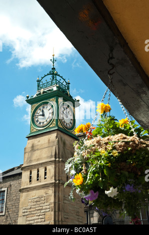 La tour de l'horloge du Jubilé à Otley, Yorkshire, UK, Banque D'Images
