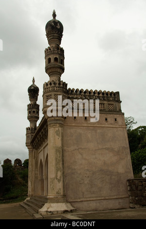 Mosquée de Golconda Ibrahim Quli Qutub Shah Banque D'Images