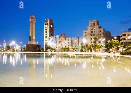 Plaza de España à Santa Cruz de Tenerife dans les îles Canaries Banque D'Images