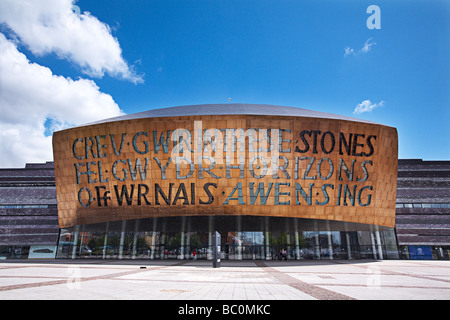 Wales Millennium Centre Cardiff Bay Banque D'Images