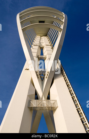 La tour Emirates Spinnaker, de 170 mètres de haut, point central du réaménagement du port de Portsmouth, Angleterre, Royaume-Uni. Banque D'Images