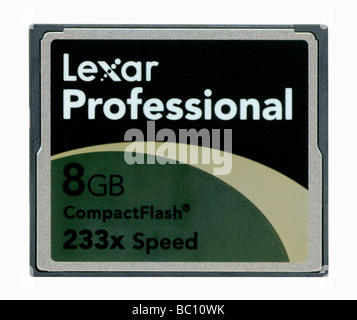 Laxar Professional 8 Go Carte mémoire Compact Flash Banque D'Images