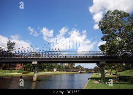 Pont sur la rivière Parramatta, Nouvelle Galles du Sud. Banque D'Images