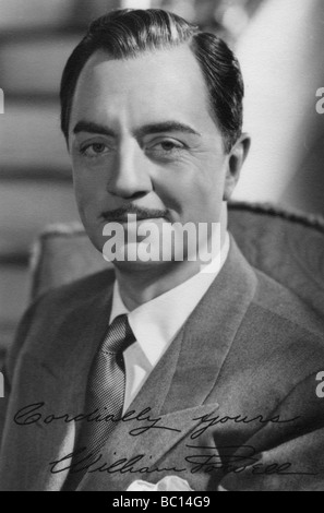 William Powell (1892-1984), acteur américain, c1930s. Artiste : Inconnu Banque D'Images