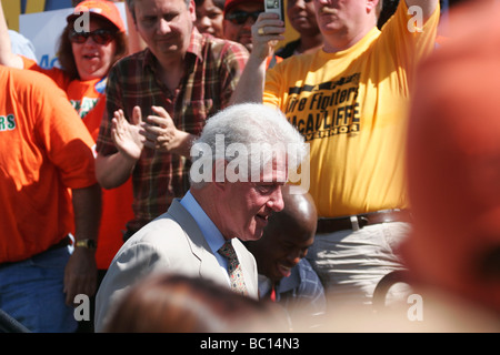 Le président Bill Clinton fait campagne pour Terry Mcauliffe pour gouverneur de Virginie,2009 Banque D'Images