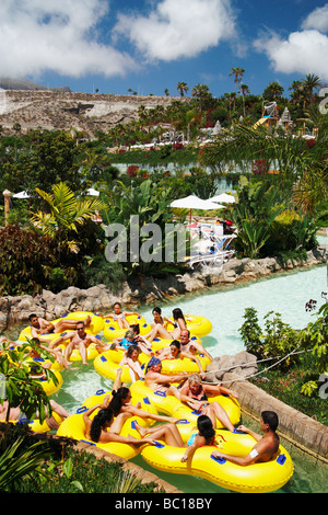 Le Siam Park, le royaume de l'eau, près de Playa de Las Americas, Costa Adeje, Tenerife, Canaries, Espagne Banque D'Images