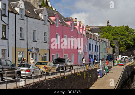 Quay Street, Portree, Isle of Skye, Hébrides intérieures, Ecosse, Royaume-Uni, Europe. Banque D'Images