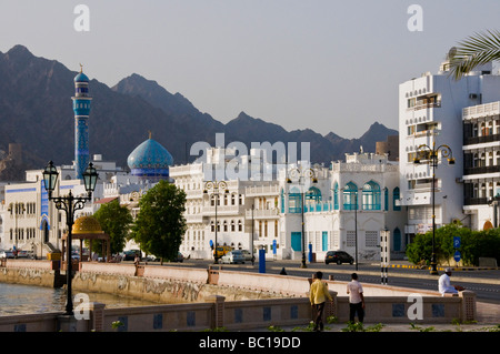 Le front de Mutrah Old Muscat Sultanat d'Oman Banque D'Images